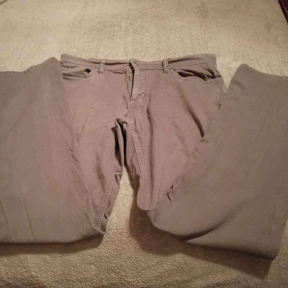 Joe's Jeans Straight-Leg Pants in Dusty Taupe